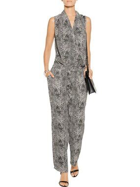 WALTER BAKER Kiley Snake Print Jumpsuit Size M NEW NWT